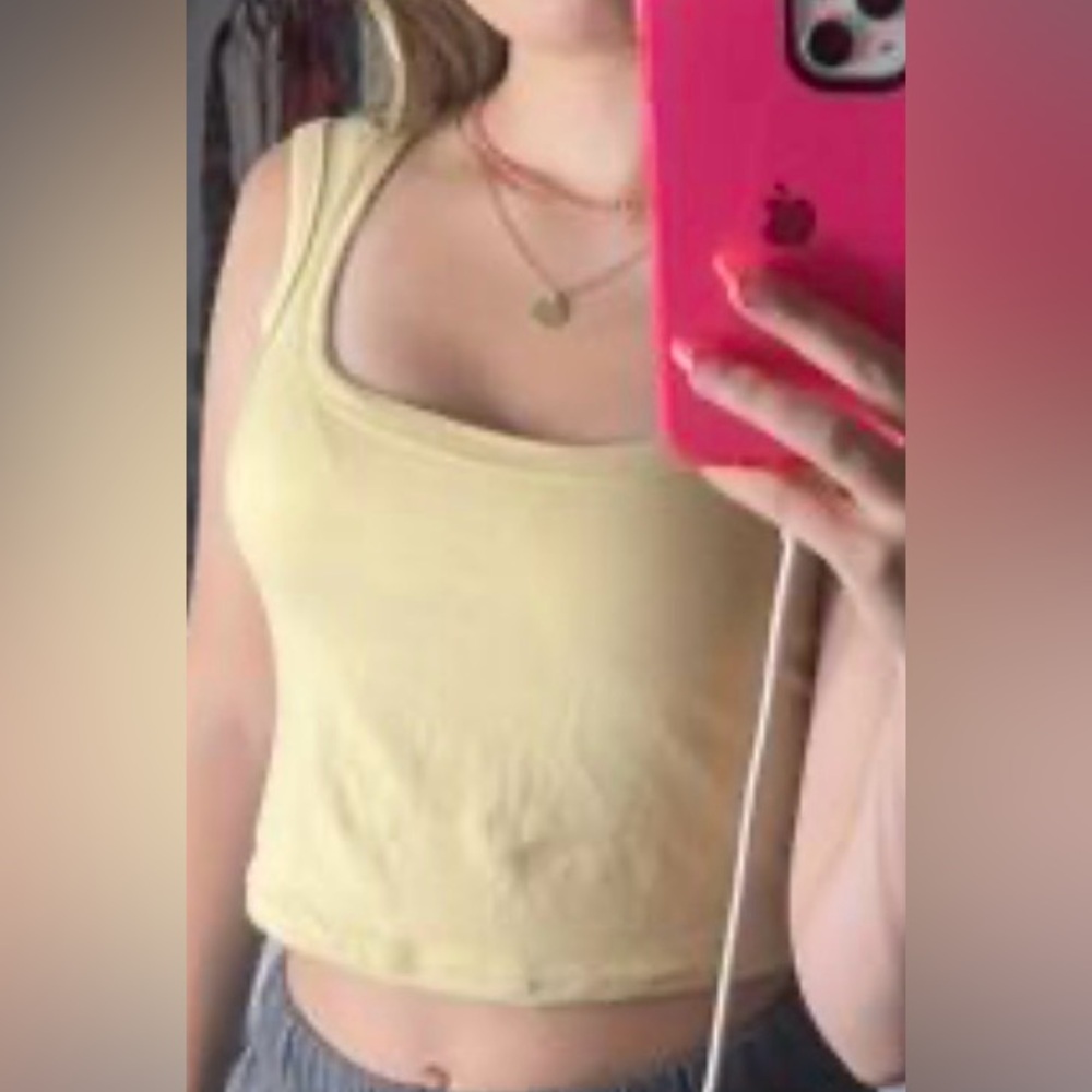 SHEIN Beige Tank Top